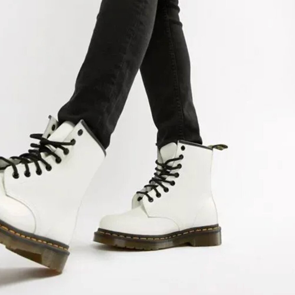 DR. MARTENS Zavala High Top Lace Up AirWair Combat Boots
